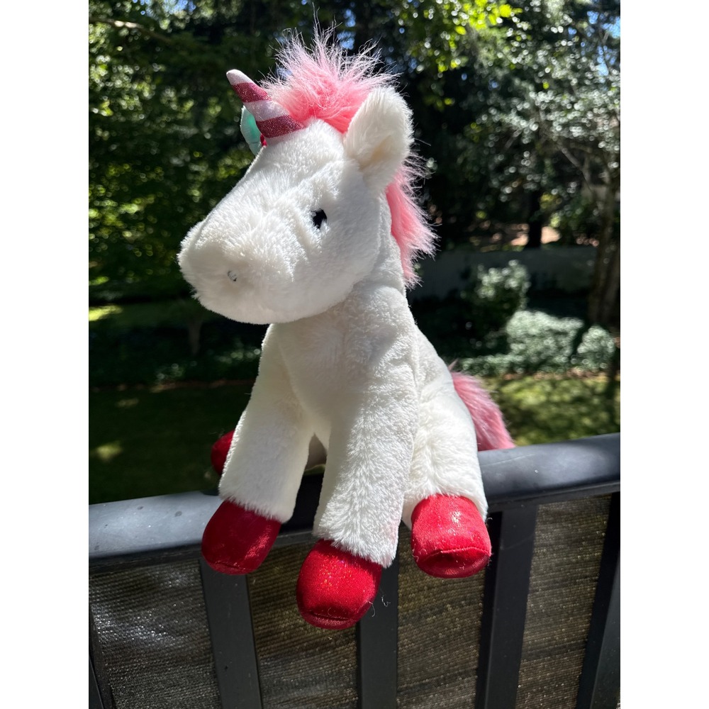 FAO‎ Schwarz Unicorn Plush 12" LIGHTS UP!Musical 2021 Stuffed Animal Toy Works
